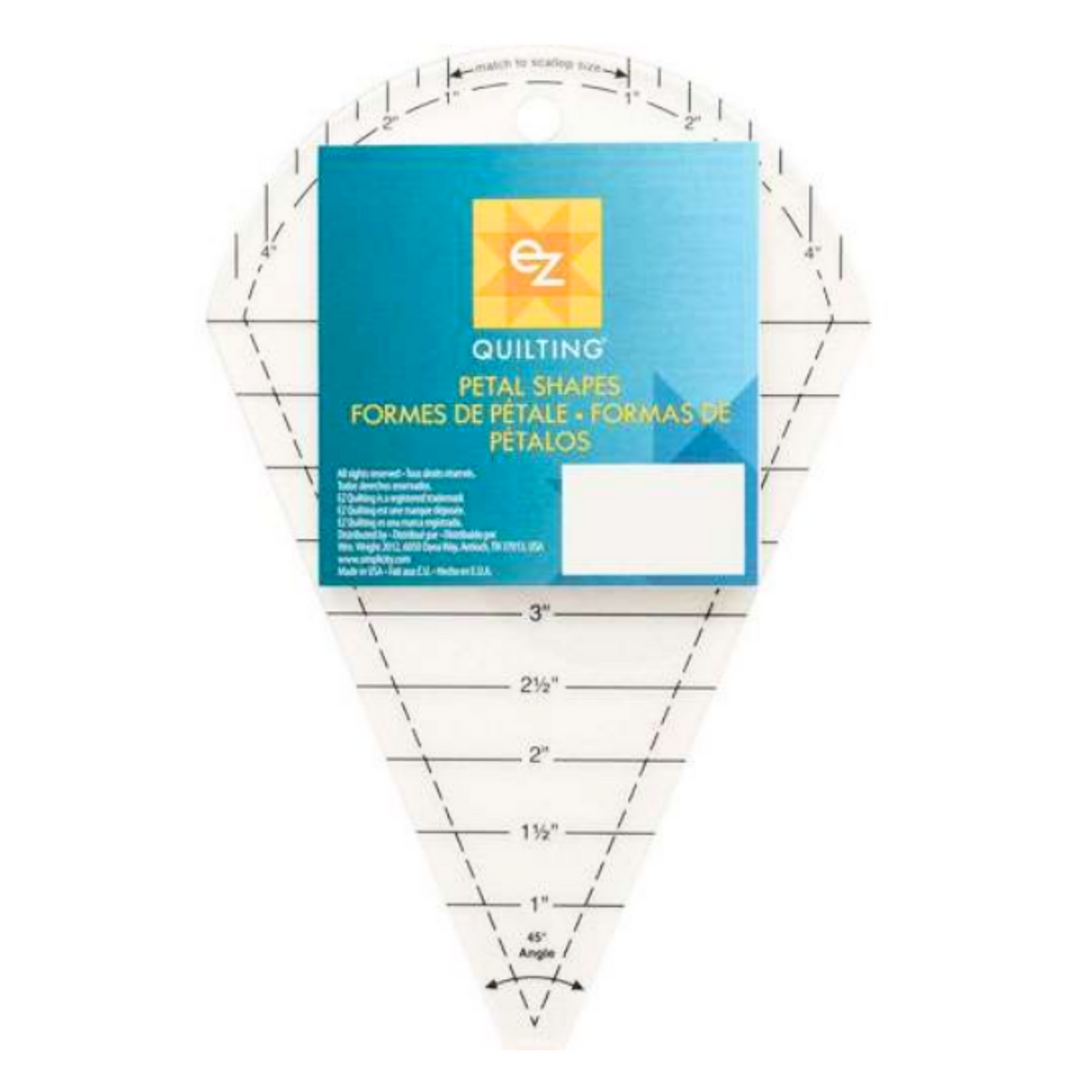 EZ RULER PETAL SHAPE