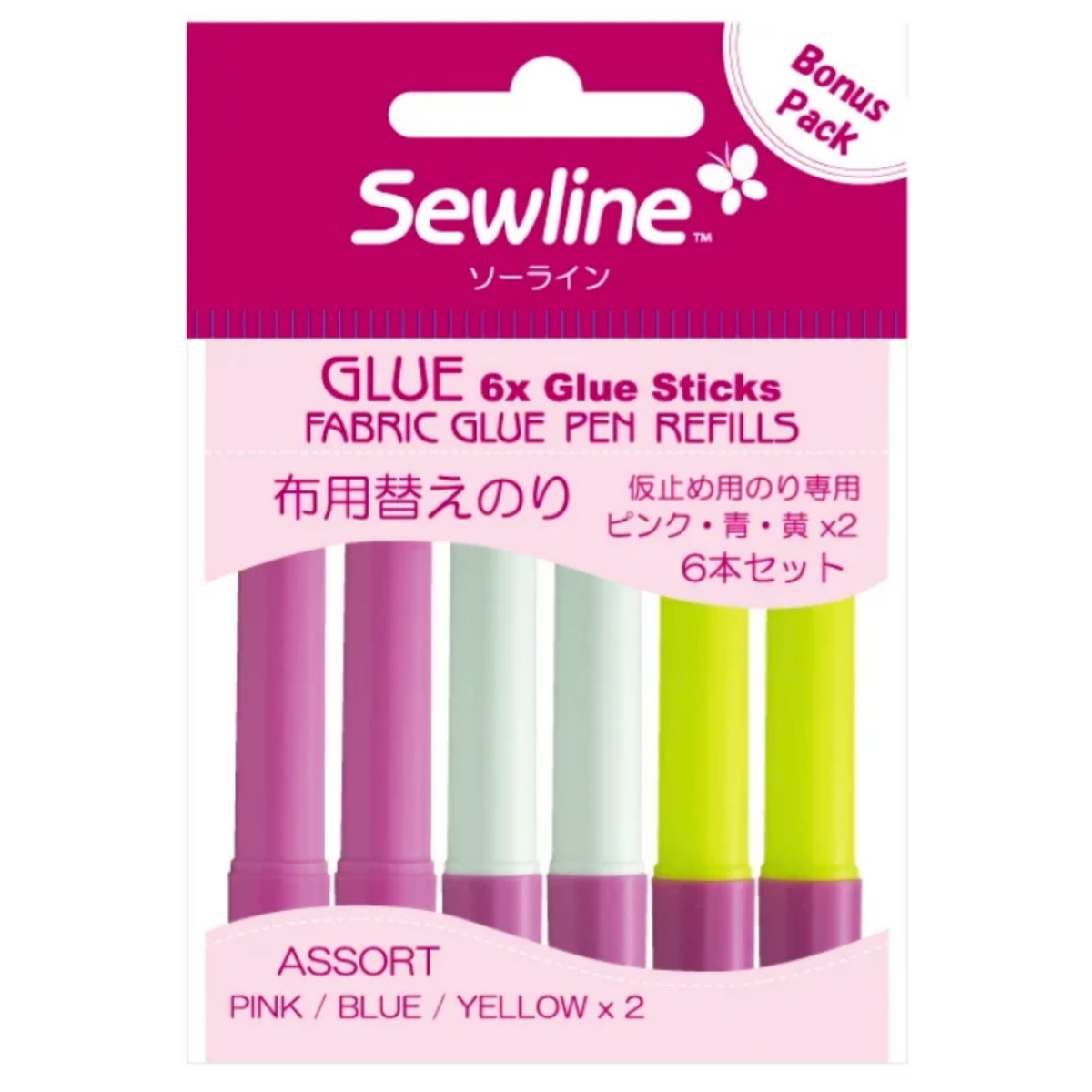 SEWLINE GLUE 6 STICKS REFILLS
