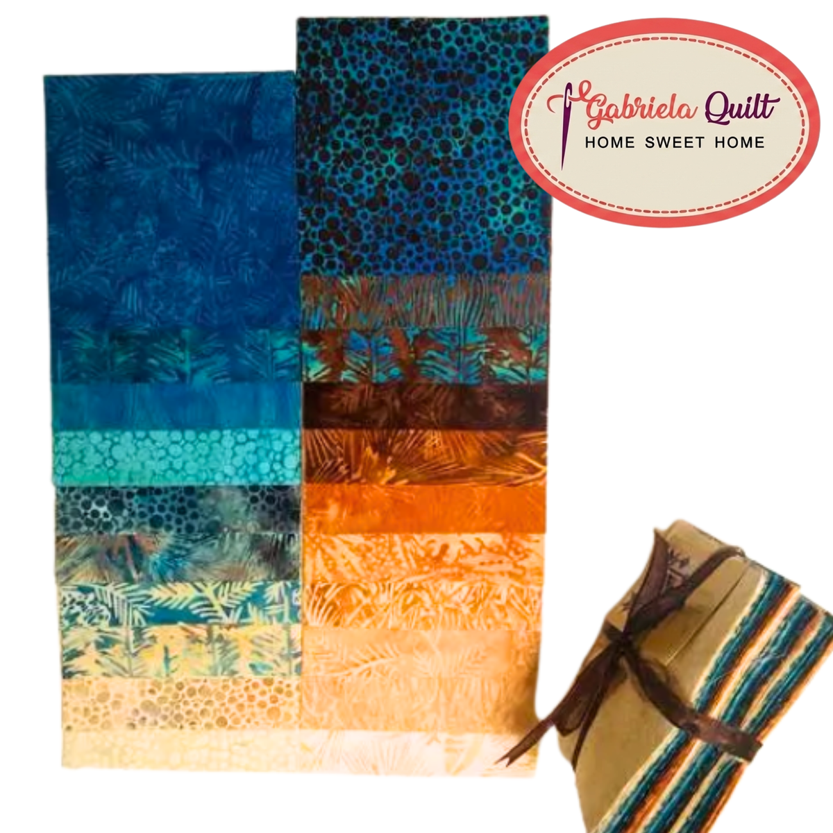 TRIS CHARM PACK OASIS BATIK