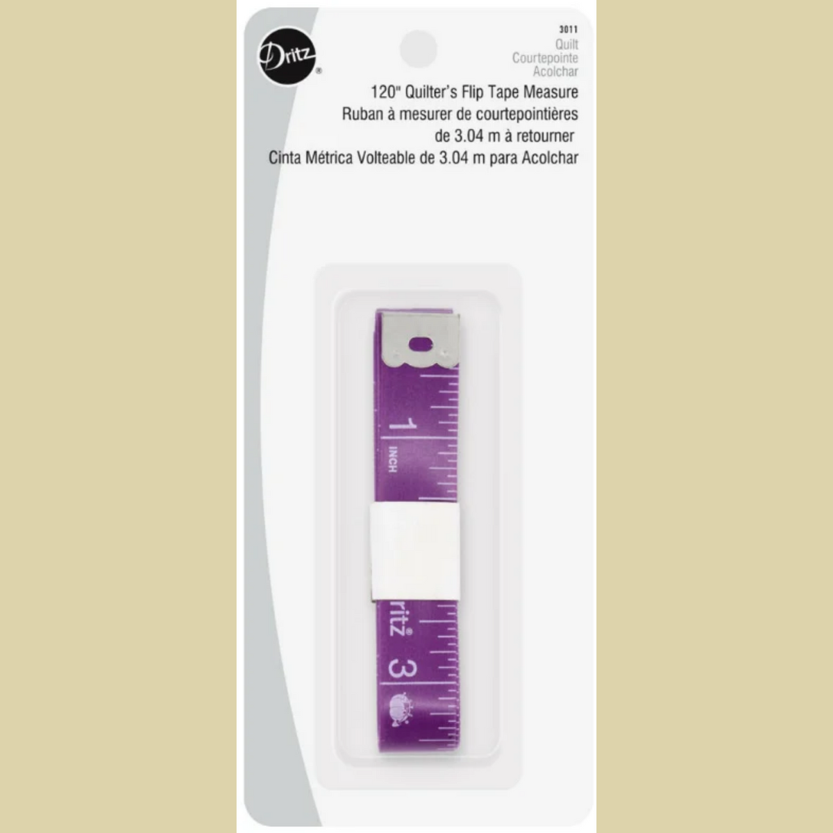 120” QUILTERS FLIP TAPE MEASURE