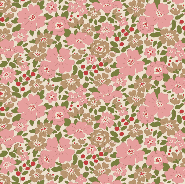 CREATING MEMORIES WINTER REDS AND GREENS HARPER PINK