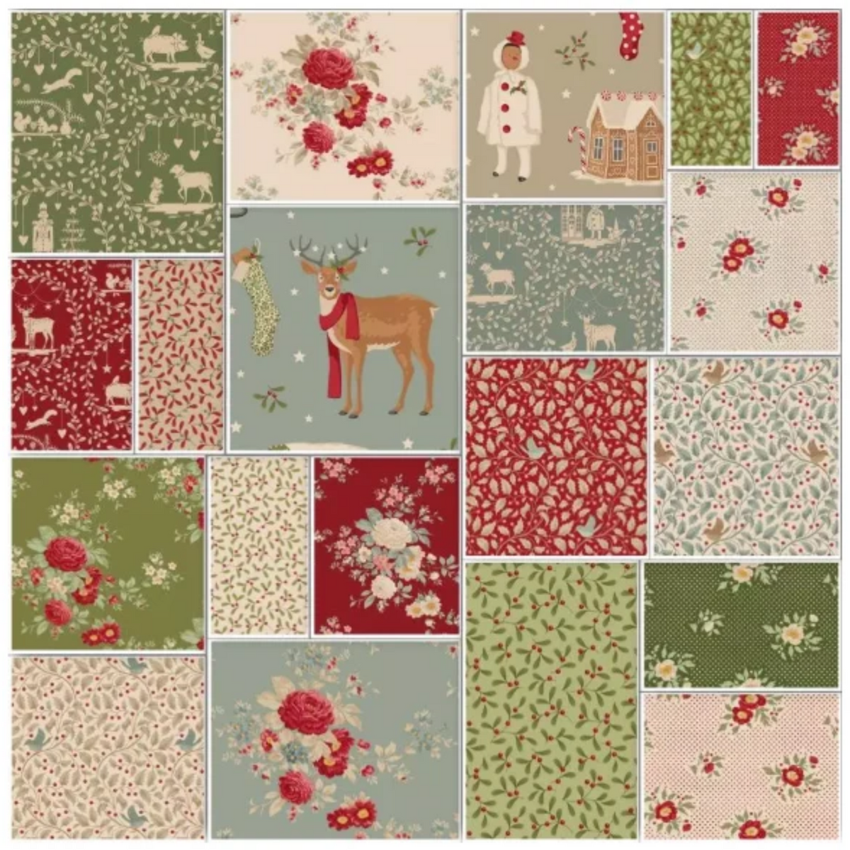 TILDA MERRY LITTLE CHRISTMAS CHARM PACK