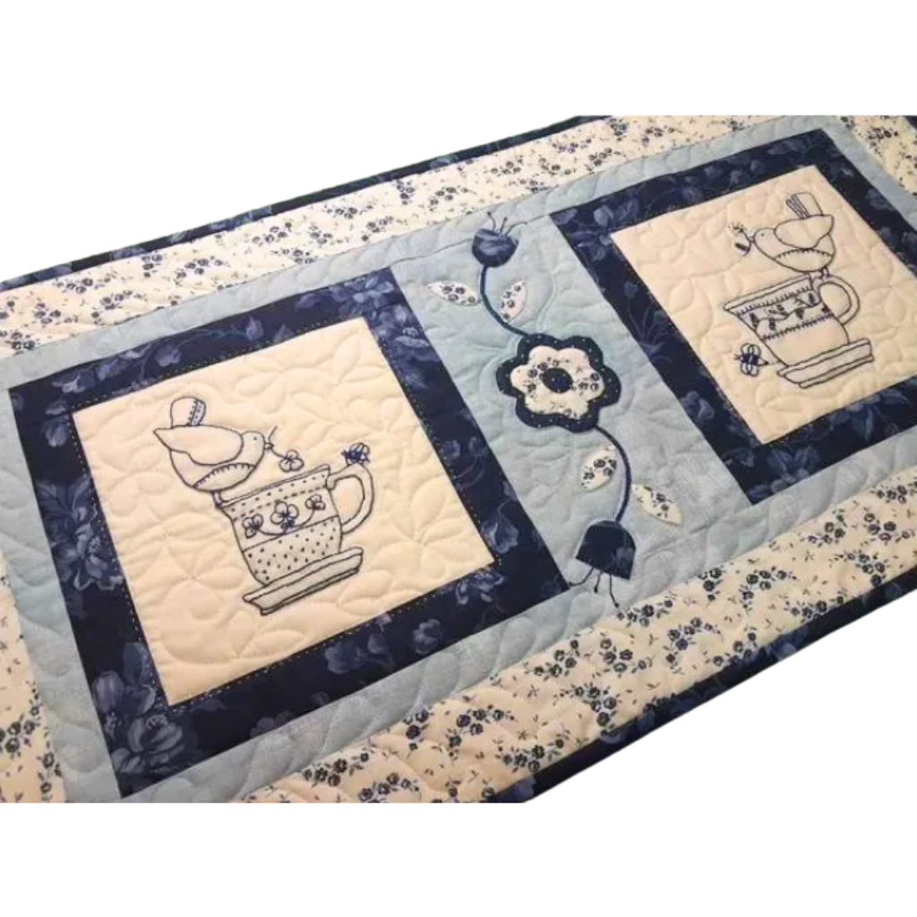RUNNER BLUE PORCELAIN