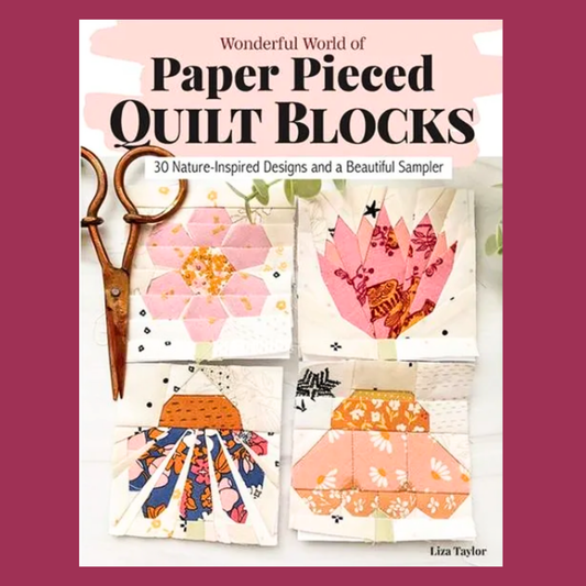 BOOK PAPER PIECED QUILT BLOCK LANDAUER