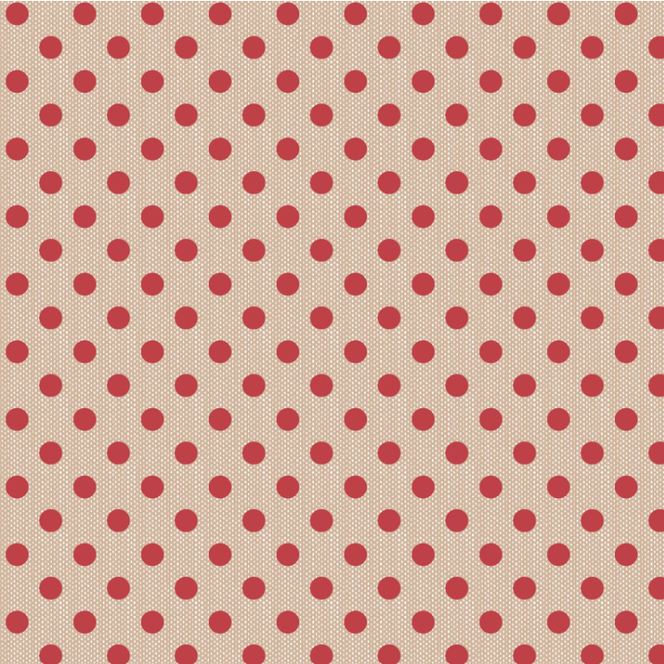 CREATING MEMORIES WINTER REDS AND GREENS POLKADOT RED