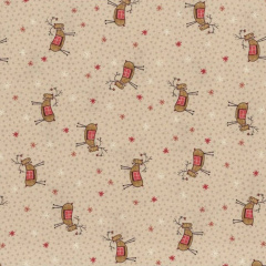 tessuto_crema_renne_di_natale