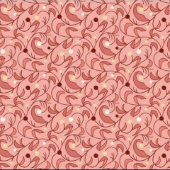 tessuto_rosa-salmone_con_foglie_e_rami