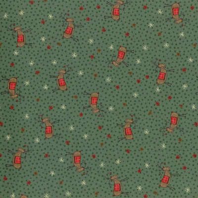 tessuto_verde_renne_di_natale